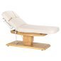 SPA-ligstoel Sillon Relax crème met lichtbruine basis voor massage, ontspanning en professionele wellnessbehandelingen SPA-ligstoel Sillon Relax crème met lichtbruine basis voor massage, ontspanning en professionele wellnessbehandelingen