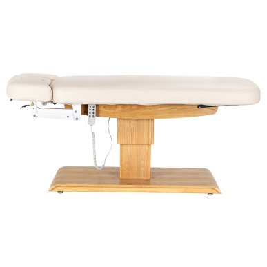SPA-ligstoel Sillon Relax crème met lichtbruine basis voor massage, ontspanning en professionele wellnessbehandelingen