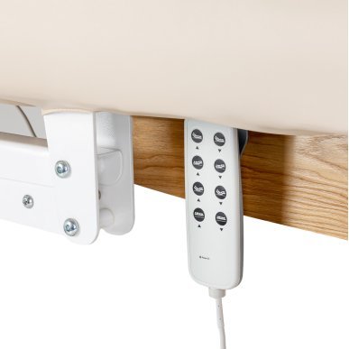 SPA-ligstoel Sillon Relax crème met lichtbruine basis voor massage, ontspanning en professionele wellnessbehandelingen
