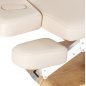 SPA-ligstoel Sillon Relax crème met lichtbruine basis voor massage, ontspanning en professionele wellnessbehandelingen SPA-ligstoel Sillon Relax crème met lichtbruine basis voor massage, ontspanning en professionele wellnessbehandelingen