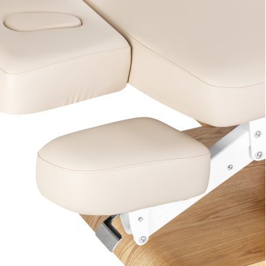 SPA-ligstoel Sillon Relax crème met lichtbruine basis voor massage, ontspanning en professionele wellnessbehandelingen