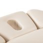 SPA-ligstoel Sillon Relax crème met lichtbruine basis voor massage, ontspanning en professionele wellnessbehandelingen SPA-ligstoel Sillon Relax crème met lichtbruine basis voor massage, ontspanning en professionele wellnessbehandelingen