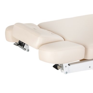 SPA-ligstoel Sillon Relax crème met lichtbruine basis voor massage, ontspanning en professionele wellnessbehandelingen
