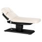 Professionele SPA-ligstoel Sillon Relax crème met zwarte basis voor massage, wellness en verzorgingsbehandelingen