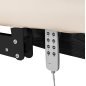 Professionele SPA-ligstoel Sillon Relax crème met zwarte basis voor massage, wellness en verzorgingsbehandelingen
