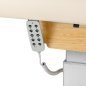 Professionele SPA-ligstoel Sillon Comfort crème met lichtbruine basis voor massage en wellnessbehandelingen in de salon