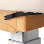 Professionele SPA-ligstoel Sillon Comfort crème met lichtbruine basis voor massage en wellnessbehandelingen in de salon