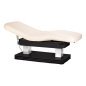 SPA-ligstoel Sillon Comfort crème met zwarte basis voor massage, ontspanning en professionele wellnessbehandelingen