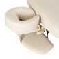 SPA-ligstoel Sillon Comfort crème met zwarte basis voor massage, ontspanning en professionele wellnessbehandelingen