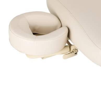 SPA-ligstoel Sillon Comfort crème met zwarte basis voor massage, ontspanning en professionele wellnessbehandelingen
