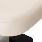 SPA-ligstoel Sillon Comfort crème met zwarte basis voor massage, ontspanning en professionele wellnessbehandelingen