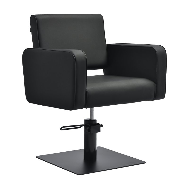 Professionele kappersstoel Gabbiano Bilbao zwart voor knippen, kleuren, stylen en dagelijks professioneel salonwerk Professionele kappersstoel Gabbiano Bilbao zwart voor knippen, kleuren, stylen en dagelijks professioneel salonwerk