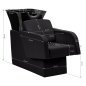 Hair Wash Unit Gabbiano Elda Black