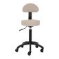 Stool Gabbiano D026 Grey Beige Hairdressing Stool Gabbiano D026 Grey Beige Hairdressing