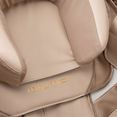 Professionele massagestoel Sakura Prime 108 wit voor wellness, ontspanning en herstel bij professioneel gebruik