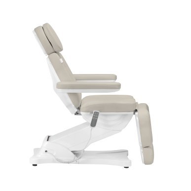 Elektrische cosmetische stoel Sillon Classic sea salt met 3 motoren voor gezichtsverzorging, wenkbrauwen en pedicure
