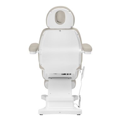 Elektrische cosmetische stoel Sillon Classic sea salt met 3 motoren voor gezichtsverzorging, wenkbrauwen en pedicure