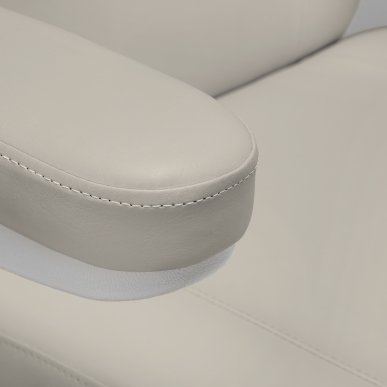 Elektrische cosmetische stoel Sillon Classic sea salt met 3 motoren voor gezichtsverzorging, wenkbrauwen en pedicure