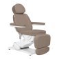 Elektrische cosmetische stoel Sillon Classic met 3 motoren in modern brown voor beautybehandelingen en salonwerk Elektrische cosmetische stoel Sillon Classic met 3 motoren in modern brown voor beautybehandelingen en salonwerk