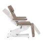 Elektrische cosmetische stoel Sillon Classic met 3 motoren in modern brown voor beautybehandelingen en salonwerk Elektrische cosmetische stoel Sillon Classic met 3 motoren in modern brown voor beautybehandelingen en salonwerk
