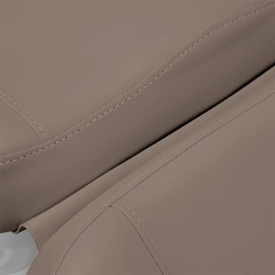 Elektrische cosmetische stoel Sillon Classic met 3 motoren in modern brown voor beautybehandelingen en salonwerk
