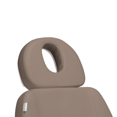 Elektrische cosmetische stoel Sillon Classic met 3 motoren in modern brown voor beautybehandelingen en salonwerk