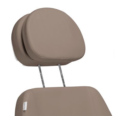 Elektrische cosmetische stoel Sillon Classic met 3 motoren in modern brown voor beautybehandelingen en salonwerk