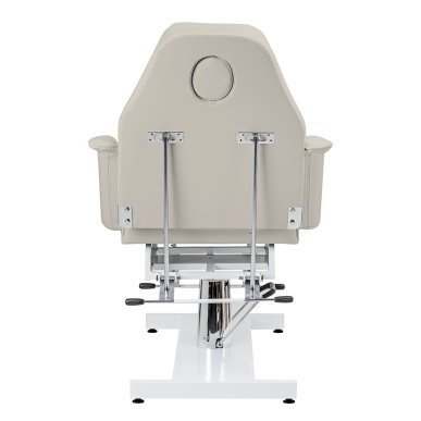 Hydraulische cosmetische stoel Sillon V2 210 sea salt voor gezichtsverzorging, pedicure en salonwerk