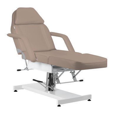 Hydraulische cosmetische stoel Sillon V2 210 modern brown voor gezichtsverzorging, pedicure en professioneel salonwerk