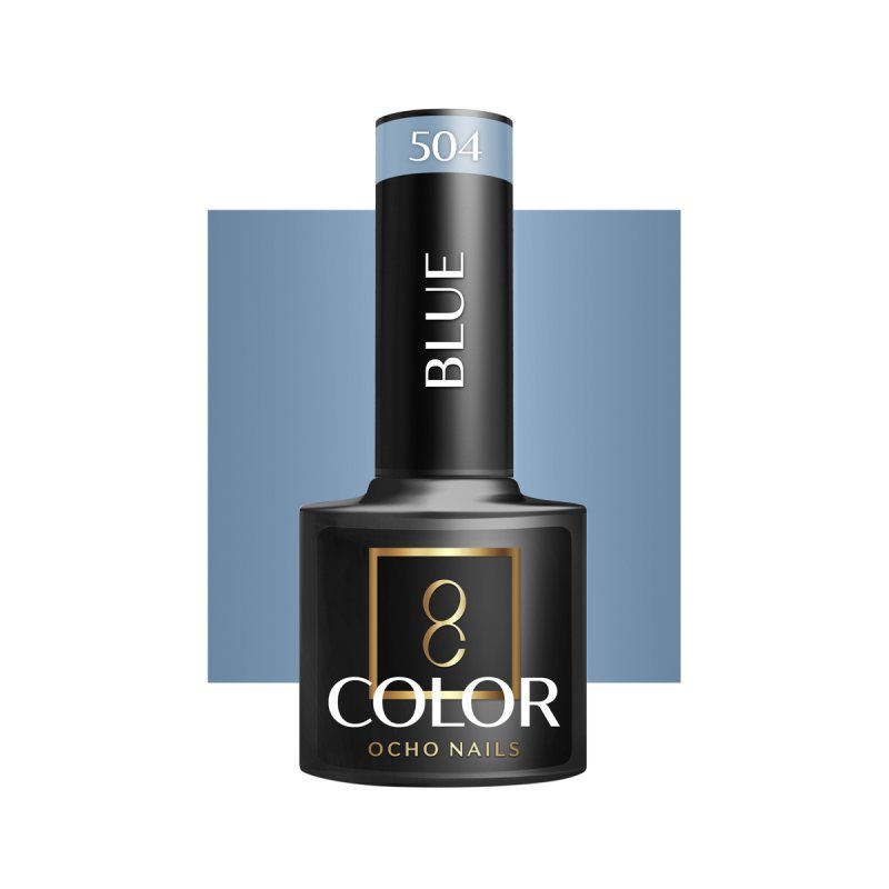 Gellak OCHO NAILS blue 504 5 g met intense kleur voor UV LED manicure en langdurige professionele salonstyling