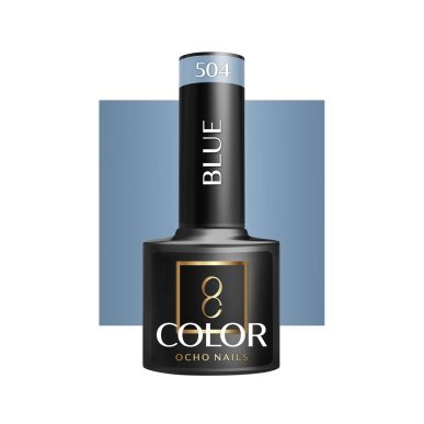 Gellak OCHO NAILS blue 504 5 g met intense kleur voor UV LED manicure en langdurige professionele salonstyling