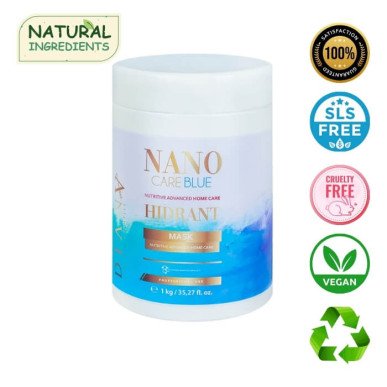 Nano Blue masker voor blond haar na nanoplastie 1000 g