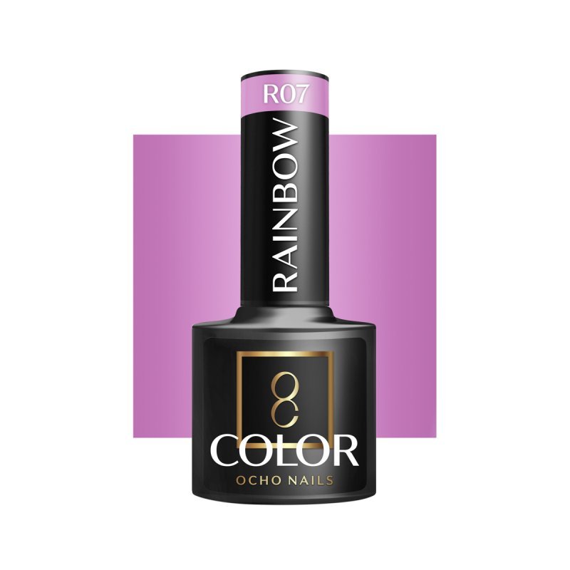Gellak OCHO NAILS rainbow R07 5 g voor UV LED manicure en professionele salonstyling met intense, langdurige kleur