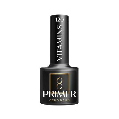 Zuurvrije nagelprimer OCHO NAILS Vitamins 120 5 g voor betere hechting in professionele nagelsalons