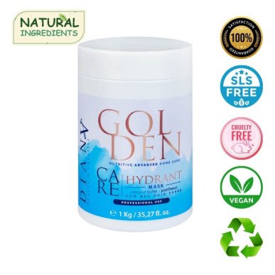 Golden Blue masker voor blond haar na proteïne straightening 1000 g
