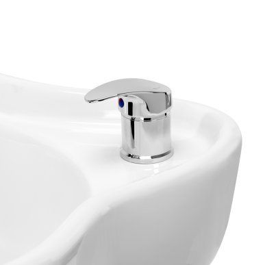 Elektrische kapperswasunit Gabbiano TRYCHO bruin met elektrische regeling voor salon en trichologische verzorging