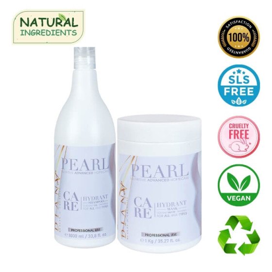 Btx PEARL Set: Shampoo + Haarmaske 1000ml + 1000g