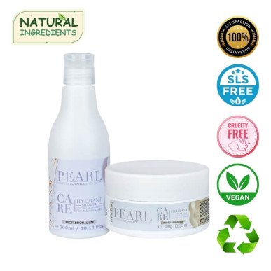 Btx PEARL Set: Shampoo + Haarmaske 300ml + 300g