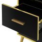 Kappers trolley Gabbiano Trix goud zwart Kappers trolley Gabbiano Trix goud zwart