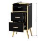 Kappers trolley Gabbiano Trix goud zwart Kappers trolley Gabbiano Trix goud zwart