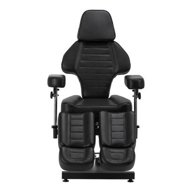 Hydraulische tattoo stoel Pro Ink 601A zwart voor professionele salons en tattoo- en bodyartbehandelingen met werkcomfort