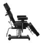 Hydraulische tattoo stoel Pro Ink 601A zwart voor professionele salons en tattoo- en bodyartbehandelingen met werkcomfort