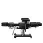 Hydraulische tattoo stoel Pro Ink 601A zwart voor professionele salons en tattoo- en bodyartbehandelingen met werkcomfort