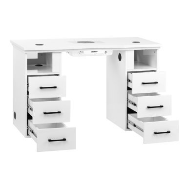 Professionele nageltafel met stofafzuiger MOMO L01 voor manicure, pedicure en professioneel nagelwerk in de salon