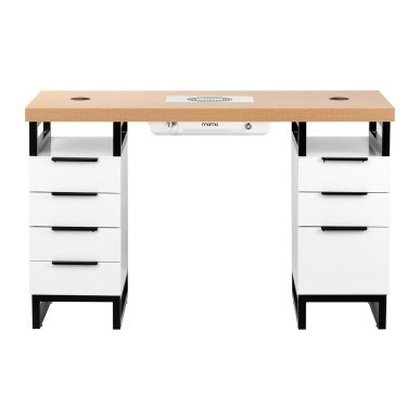 Professionele nageltafel met stofafzuiger MOMO L02 voor manicure en pedicure en nagelfreeswerk in professionele salons