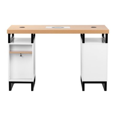 Professionele nageltafel met stofafzuiger MOMO L02 voor manicure en pedicure en nagelfreeswerk in professionele salons
