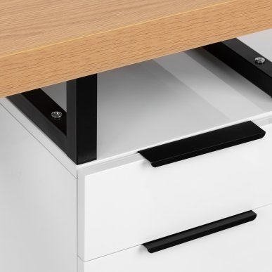 Professionele nageltafel met stofafzuiger MOMO L02 voor manicure en pedicure en nagelfreeswerk in professionele salons