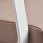 Professionele kapperswasunit Gabbiano Porto wit beige als Head Spa-bed voor comfortabele haarverzorging in de salon
