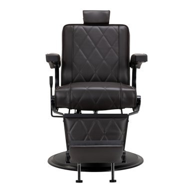 Professionele barberstoel Hair System BM88066B bruin voor barbershop en herensalon met verstelbaar comfort voor dagelijks