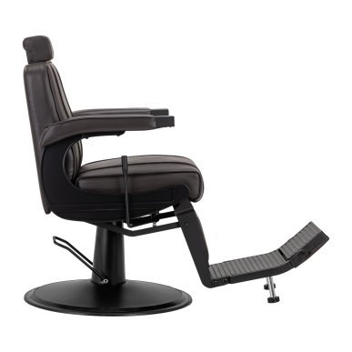 Professionele barberstoel Hair System BM88066B bruin voor barbershop en herensalon met verstelbaar comfort voor dagelijks